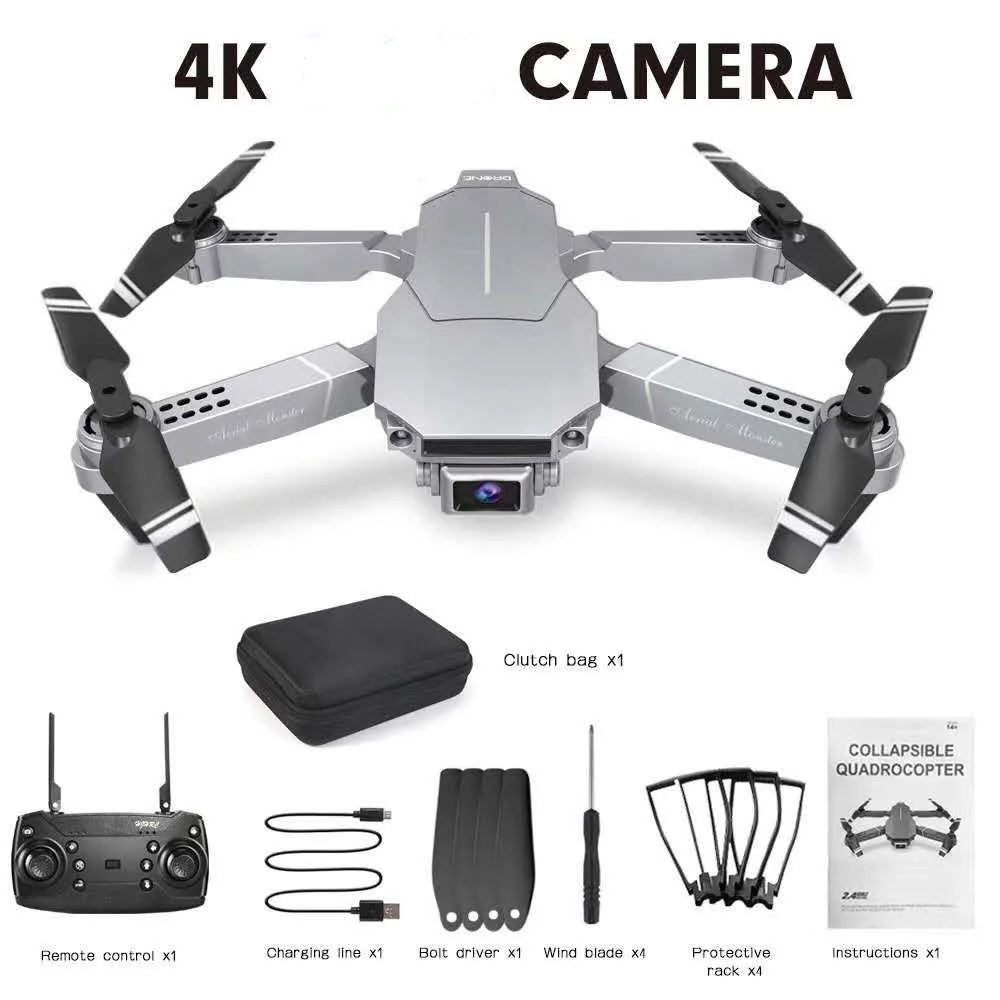  Финальная-распродажа складной E68 беспилотные летательные аппараты с 4K WIFI Drones широкоугольная мини-Дроны камера игрушки для