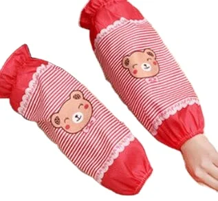 Over sleeves For Kitchen Accessories Useful Things Apron Accessories Cartoon Kids Sleeves Hygienic Cleaning