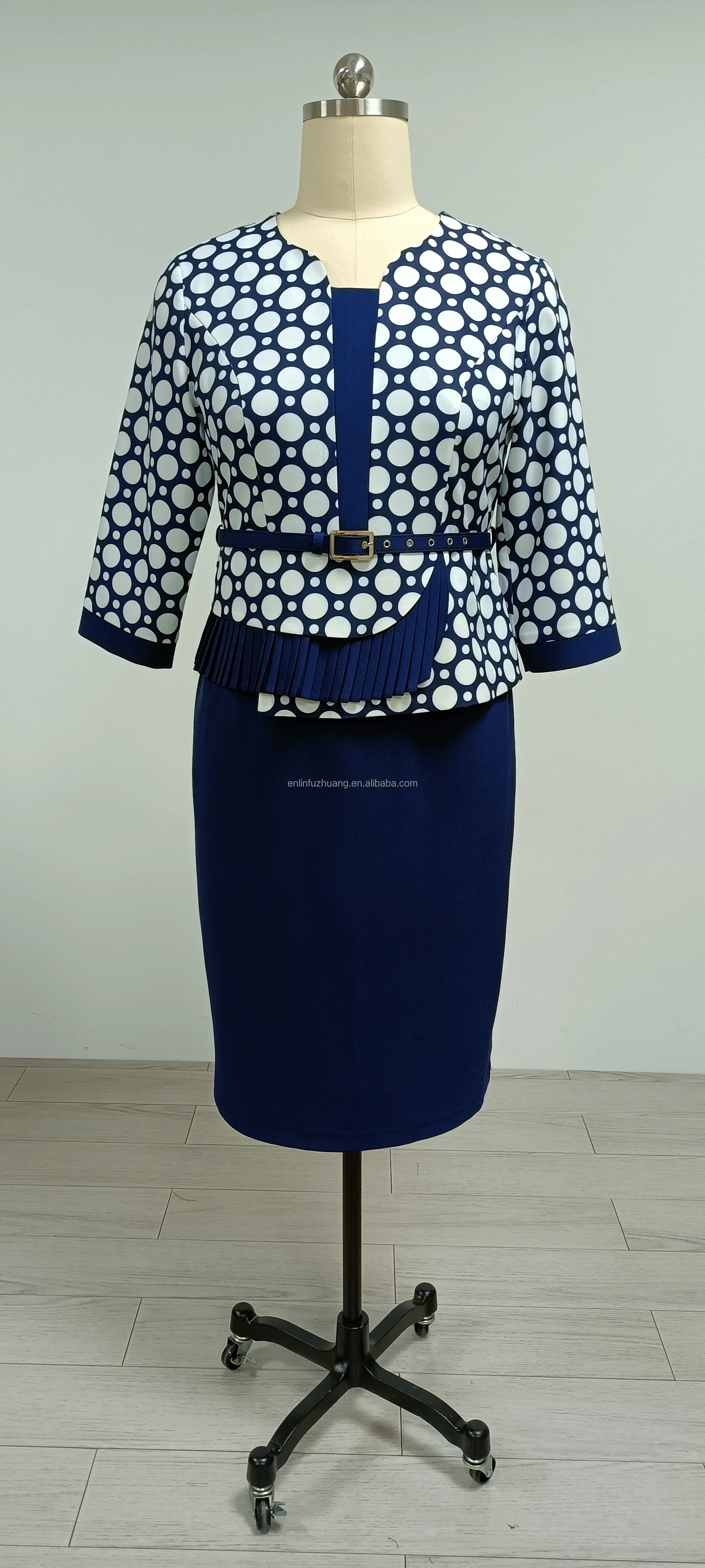 Geelinm brand turkish office dresses floral casual dresses