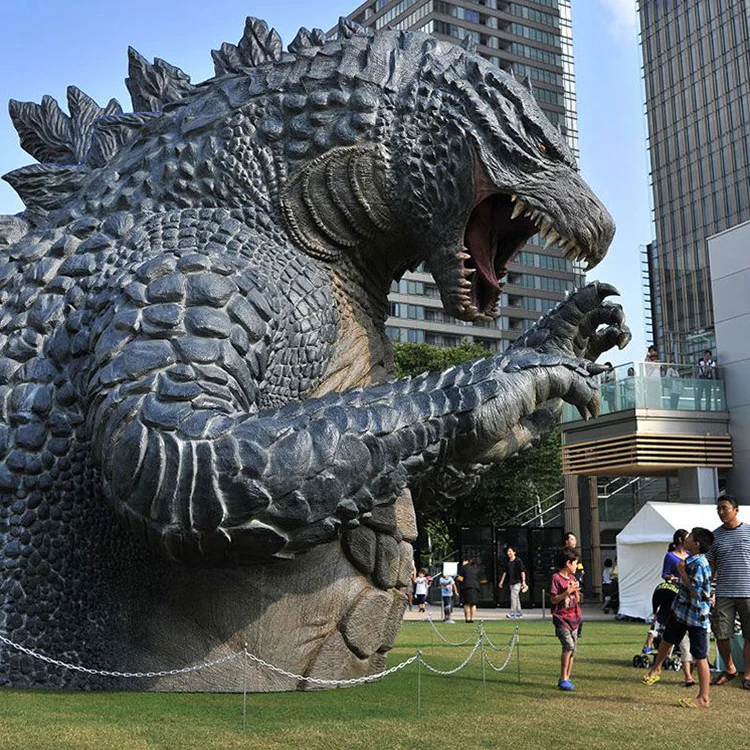 Изготовленный на заказ Высокое качество Godzillaed Монстр скульптура для украшения парка Динозавров Украшения