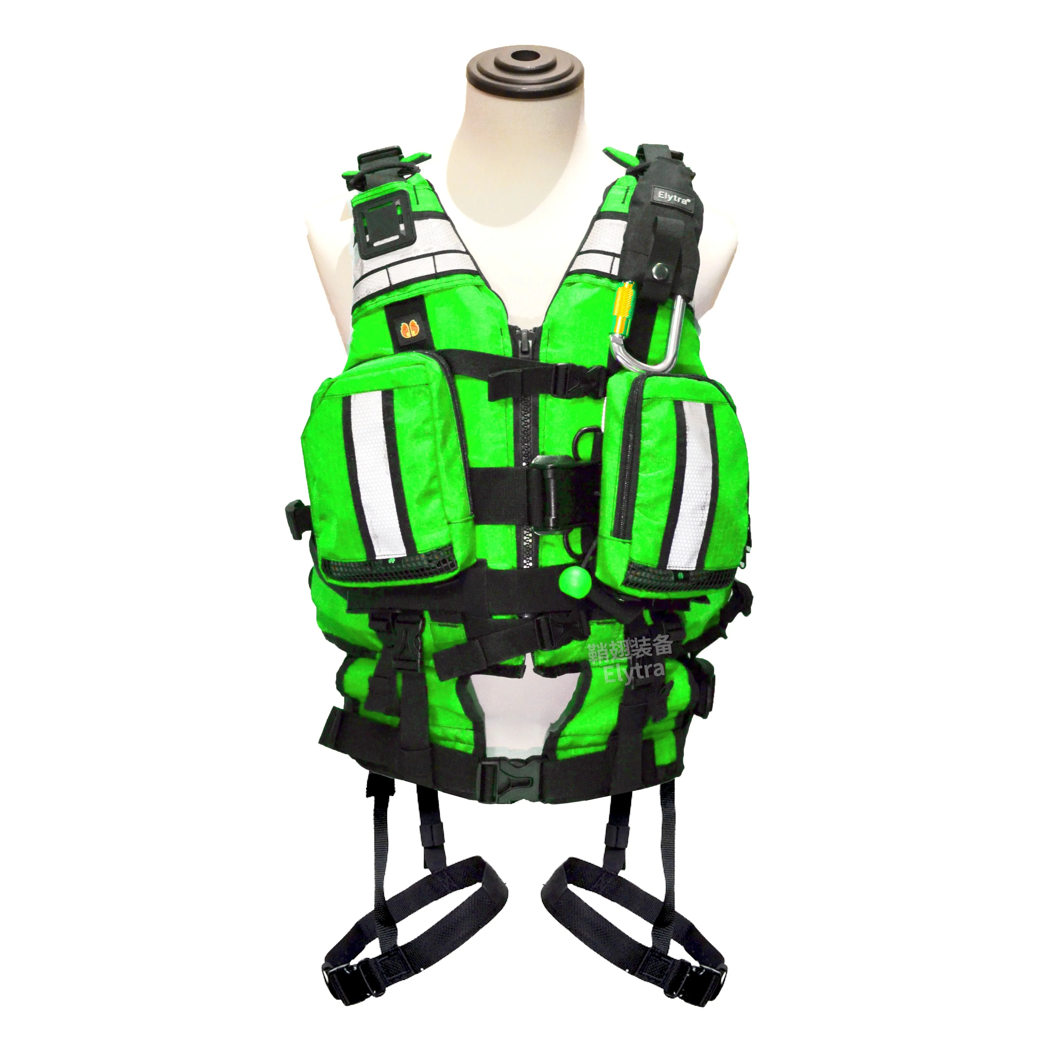Multi-functional Swiftwater Rescue Life Jacket Kayaking Boating Surfing Supboard TYPE V PFD 150N High Buoyancy Leg Strap