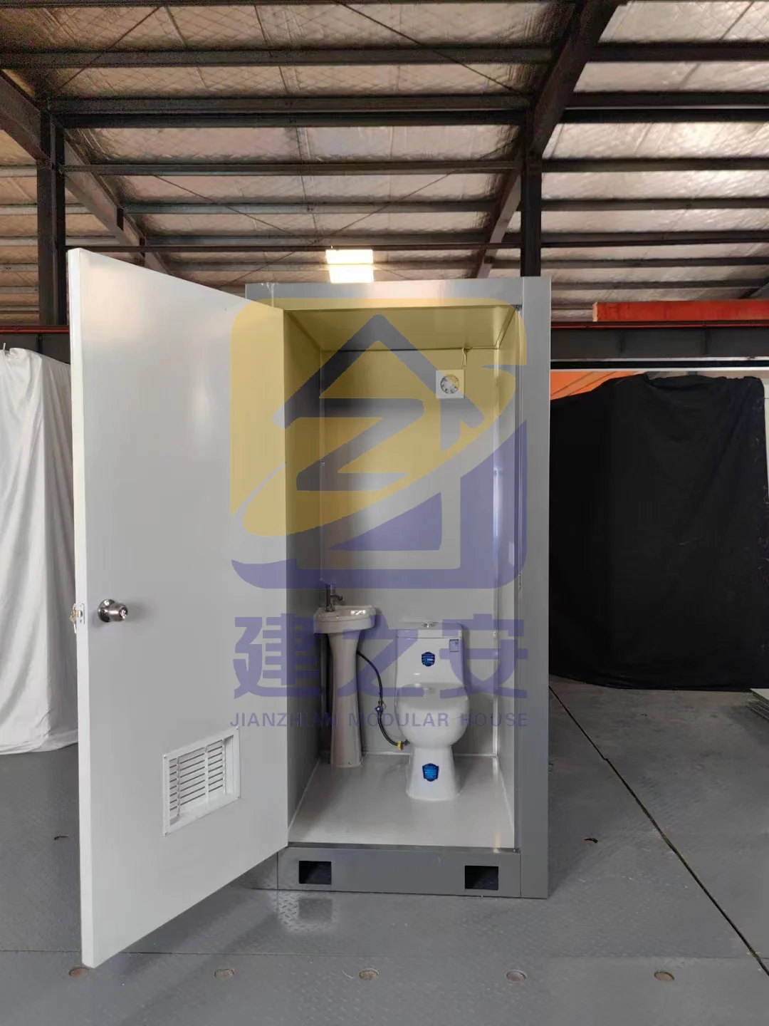 Prefab portable toilet outdoor mobile bathroom convenient portable restroom