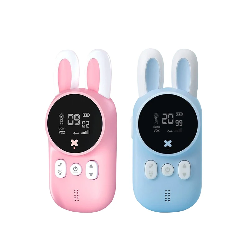 Two Way Radio Walkie Talkie 1-3km Handheld Kids Walkie Talkie With Flashlight Long Walkie Talkie