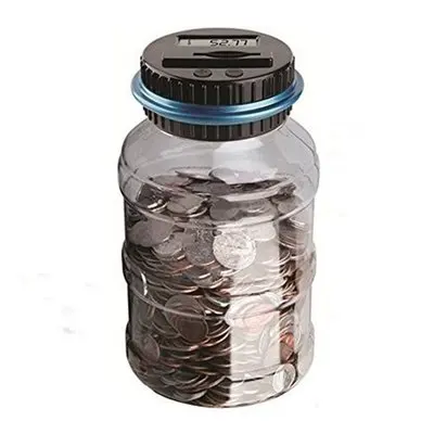 Electronic Digital Lcd Piggy Bank Counter Coin  Money Saving jar Coins Storage Box for Euro GBP Money