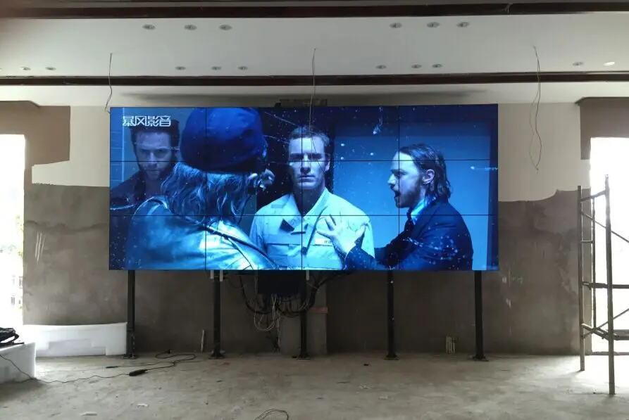 ZAXTEAM Network Full Hd 55 Inch 2x3 3x3 Display Video Wall Controller 4k Panel Video Wall Price Lcd Advertising Screen