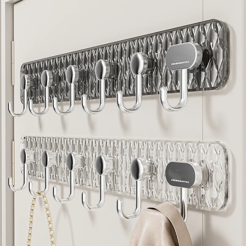 China Wholesale Adhesive Strong Load-Bearing Sticky Hooks Multifunctional Nail-Free Bathroom Kitchen Hooks