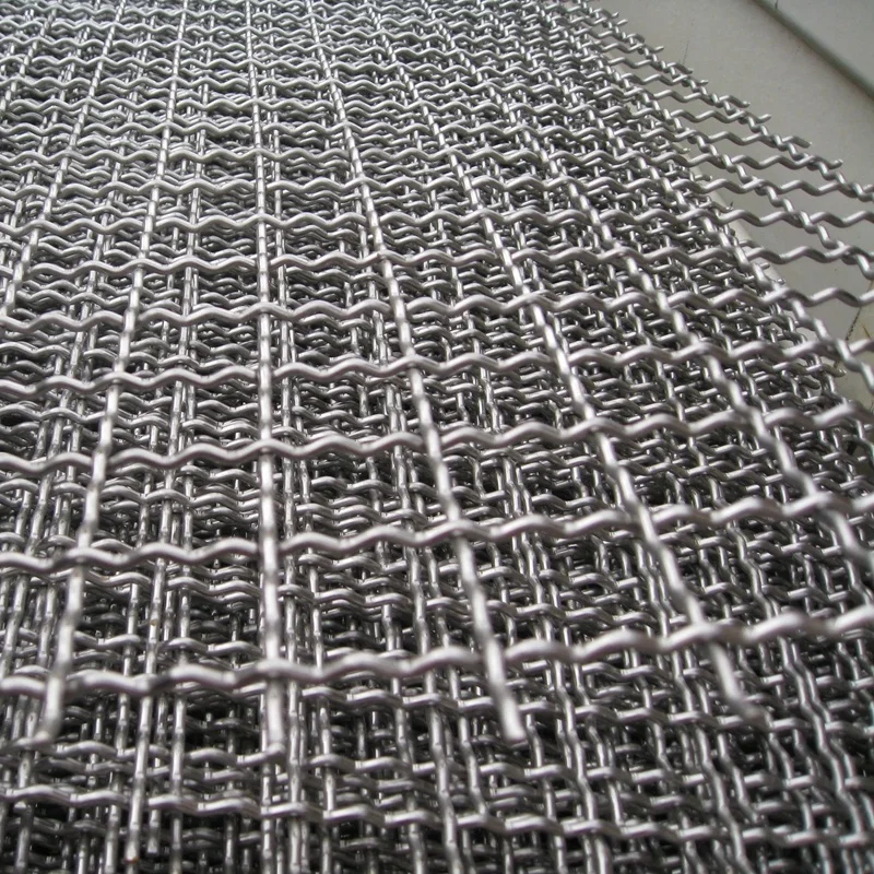High-quality stainless steel crimped mesh sand and gravel crusher hook-shaped vibrating screen suitable for mining