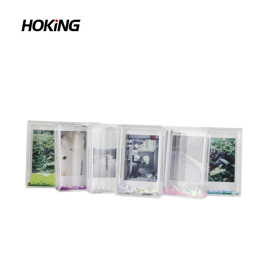 2019 New Fujifilm Instax 3 Inch Mini Film Liquid Quick Sand Photo Frame