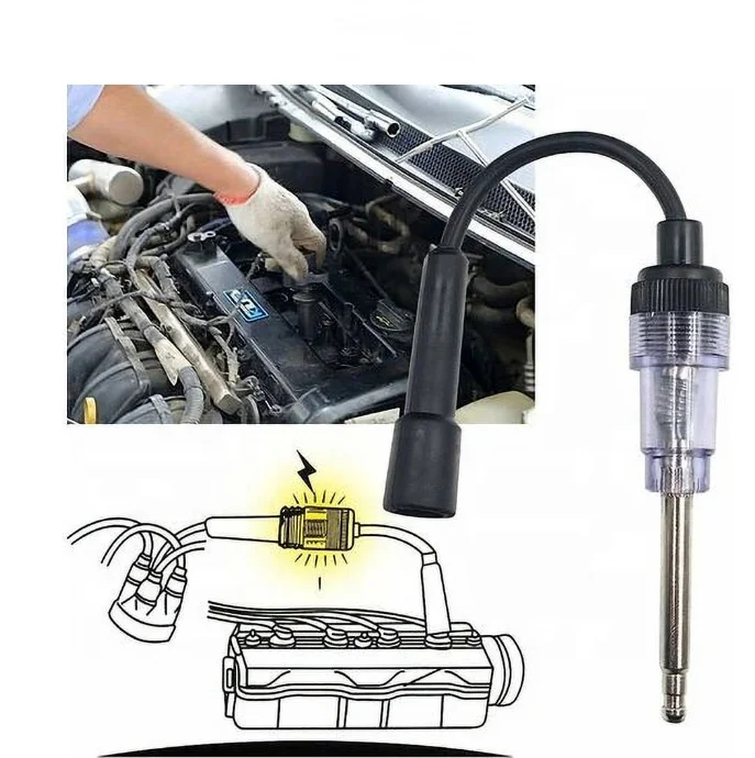 Hot sale CNBJ-86982 Automotive Ignition Spark Tester 12V Car Spark plug Tester Ignition Coil Tester