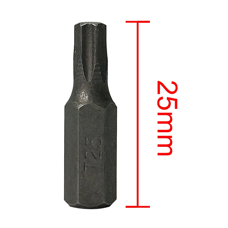 10 шт. 1/4 дюйма 6,35 мм PZ2 Hex Pozi 25 мм серебряные шестигранные Отвертки Набор инструментов PH1 PH2 T15 T20