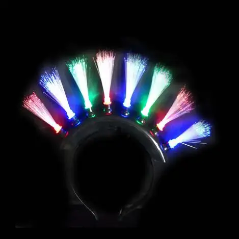 Оптовая продажа Статус свободы рождественские повязки мигающий светодиод повязка на голову для девочек