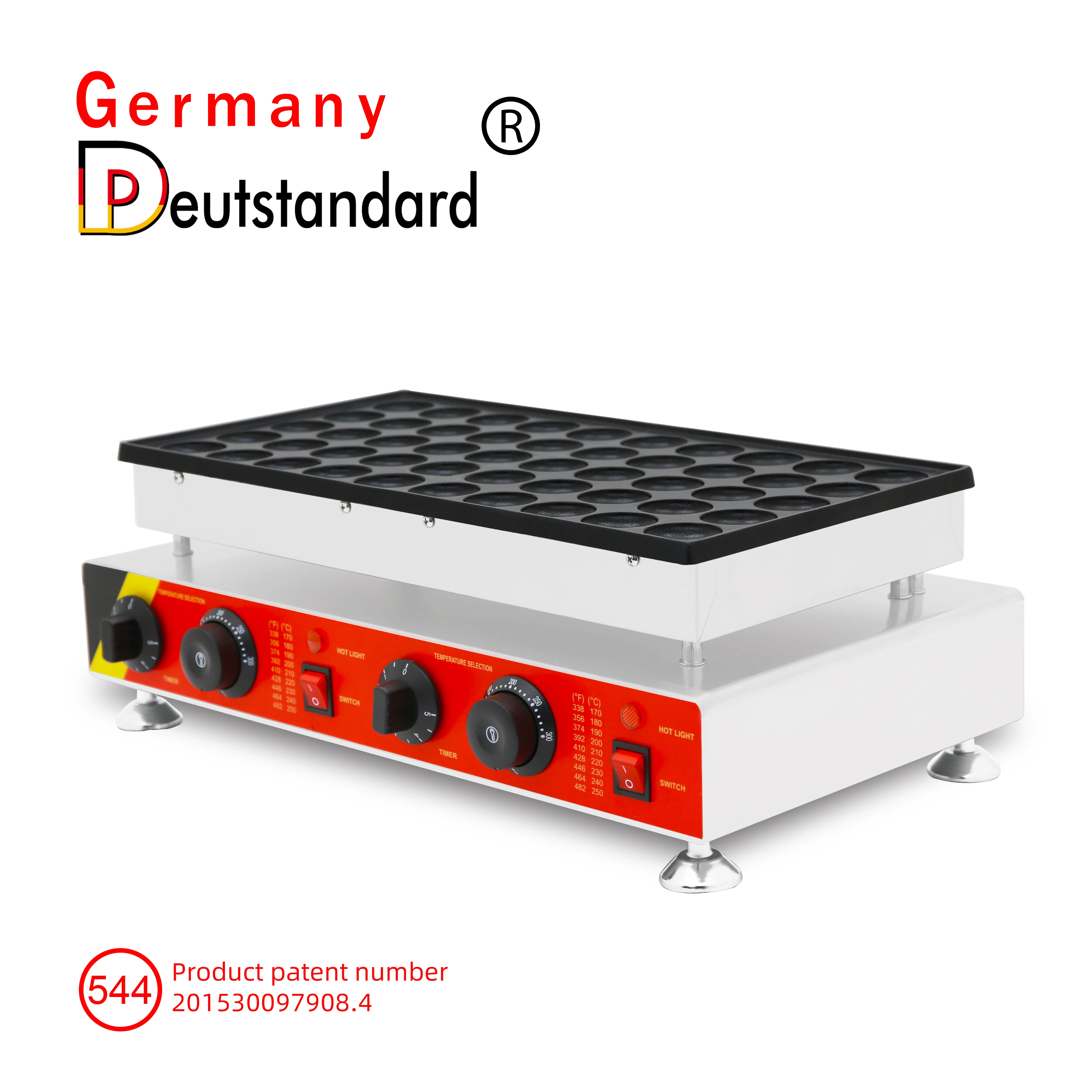 Germany brand Mini electric dutch poffertjes grill machine 50 holes waffle pancake maker