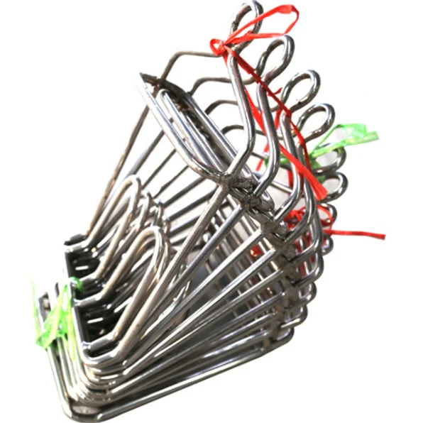 
stainless steel hanger hooks chicken slaughter line 