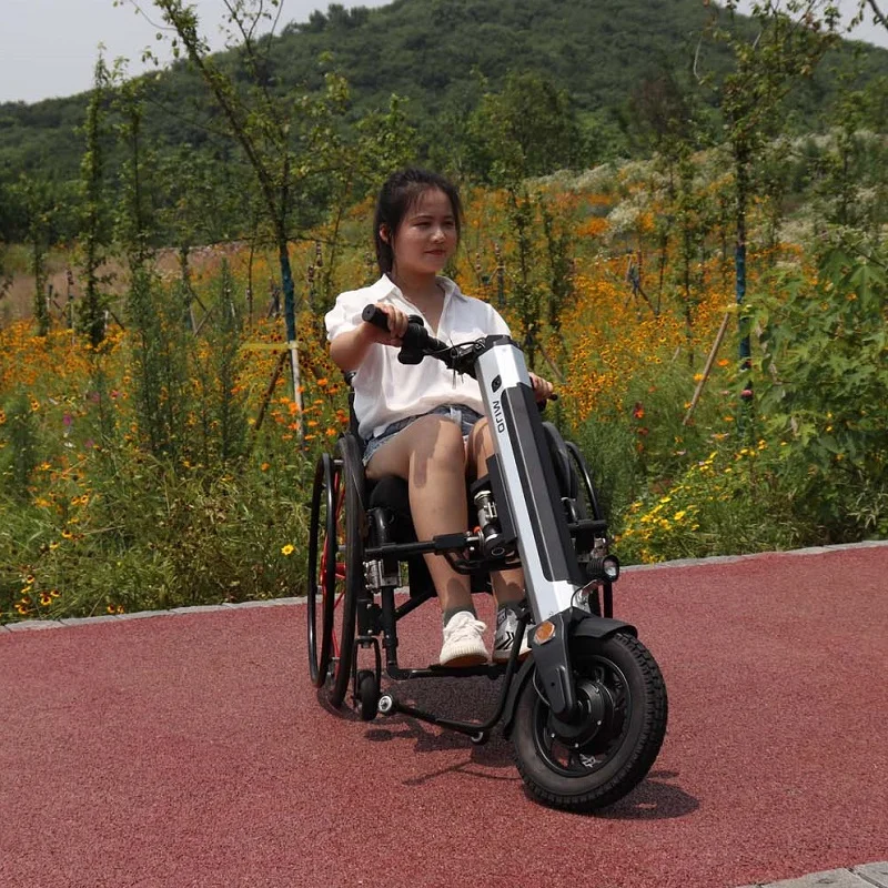 power handcycle wheelchair attachment handicap device handbike 500w 36v electric wheelchair trolley no triride