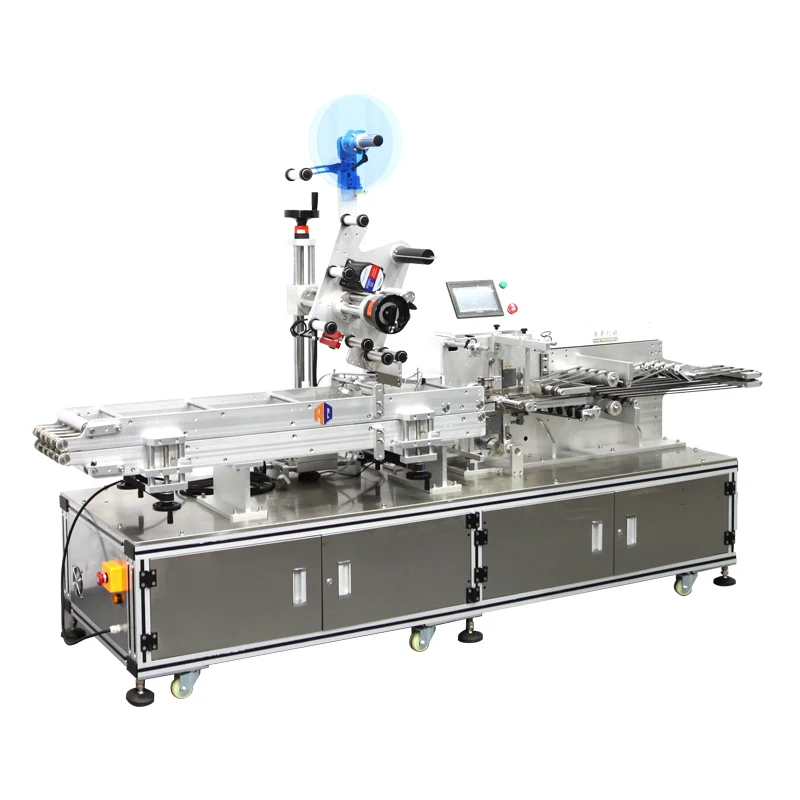 AOQI Automatic Leaflet Manual Paper Labeling Machine