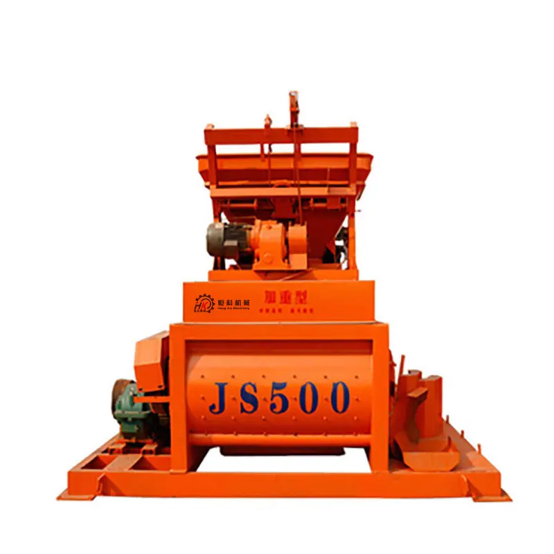 Complete set of on-site spot mixing plant concrete mixing equipment, fully automatic assembly line, forced concrete mixer
