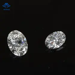 CRYSDIAM Oval Cut VVS1 natural loose diamonds diamond price per carat cvd diamond