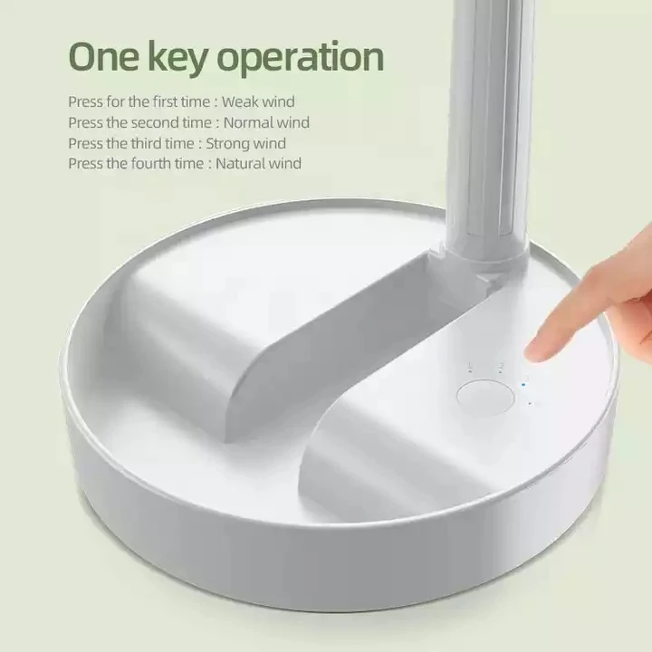 Home Folding Portable USB Rechargeable Remote Control Air Cooler Desk Table Floor Standing Electrical Mini Fan