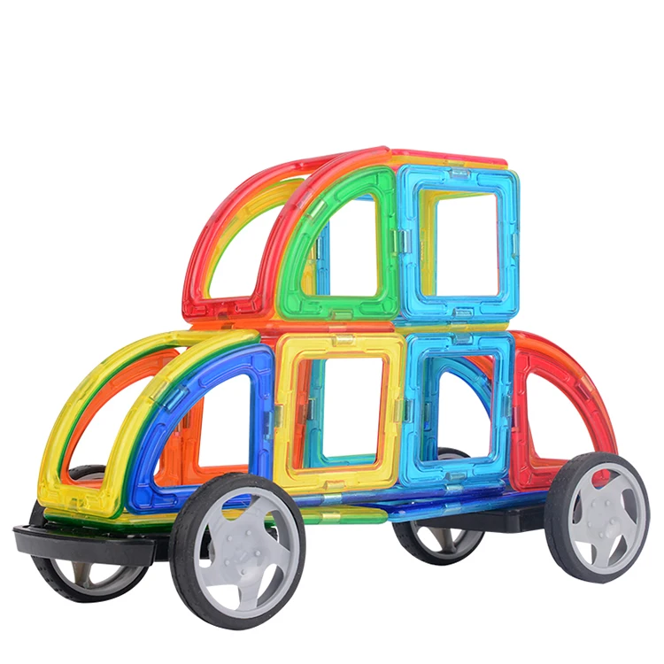 High quality cheap price toys factory Transparent Magnetic Tiles 3D brain Building block Toys