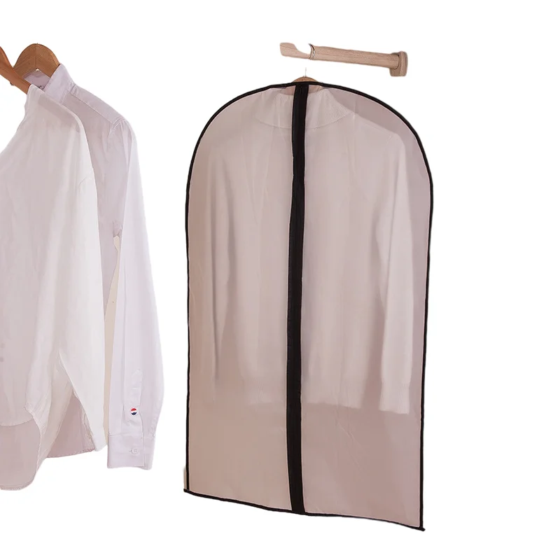 Wholesale Customized Packaging Clear Wedding Dresses Suit Garment Cover Bags With Zipper