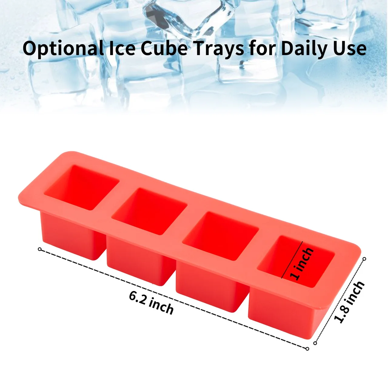 
Square silicone ice cream mold silicone ice cube molds Making Ice Cubes with lib 
