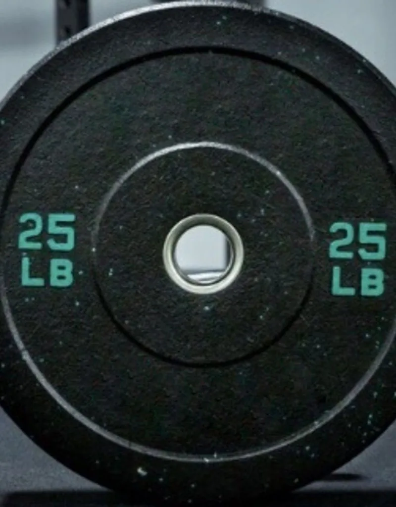 
NEW 2020 STYLE Crumb Rubber Bumper Plate - 25 lb 