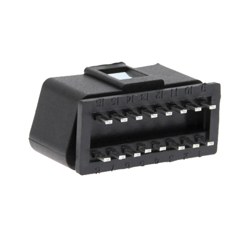 J1962 16pin OBD II OBD 2 OBD2 Male Connector Socket