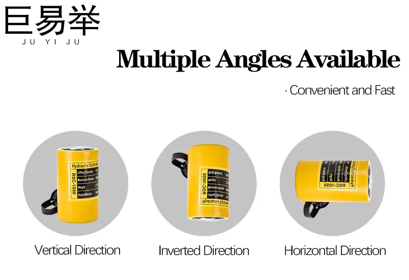 High Quality Rsc-20100 Hydraulic Cylinder Acting Lifting Jack 155mm Maximum Height Strokes Lifting Jacks