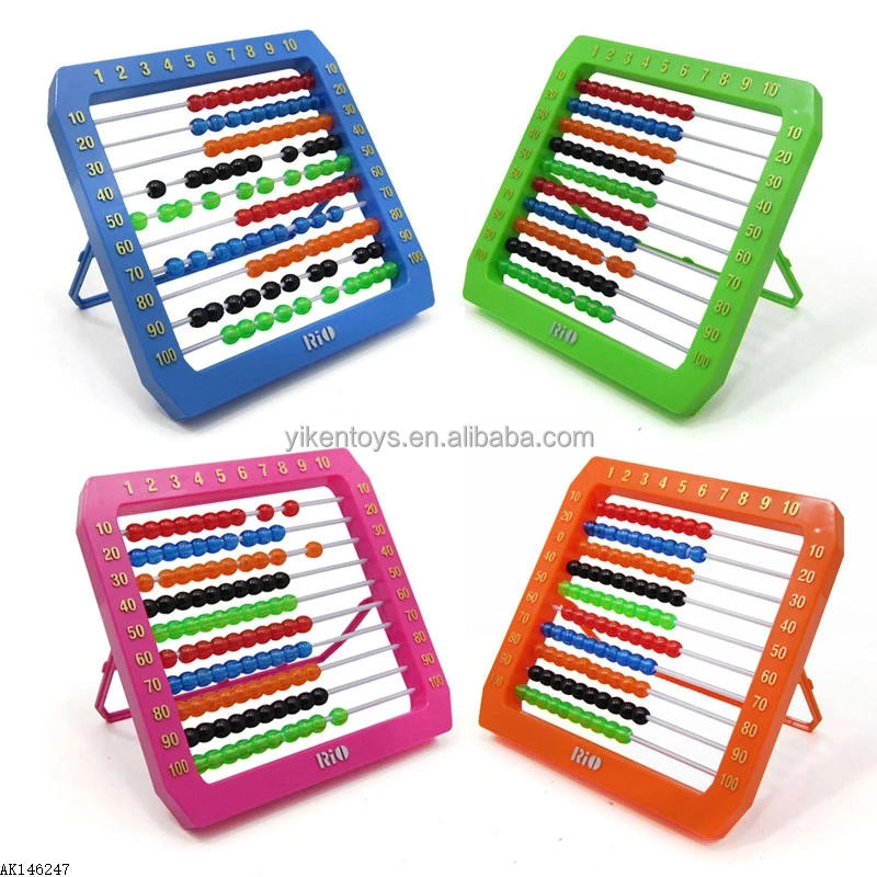 Early Teaching Maths High-quality  Beads Educational  rainbow abacus Maths Toys Of Montessori Learning