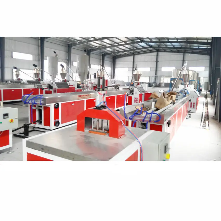 Bathroom vanity cabinets Toilet furniture PVC panel Modular homes kitchen cupboard panel production line