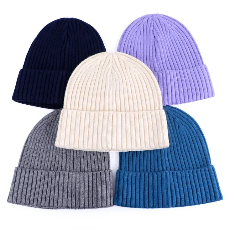 Qianzun New fashion distressed crochet beanie winter hat knitted beanie