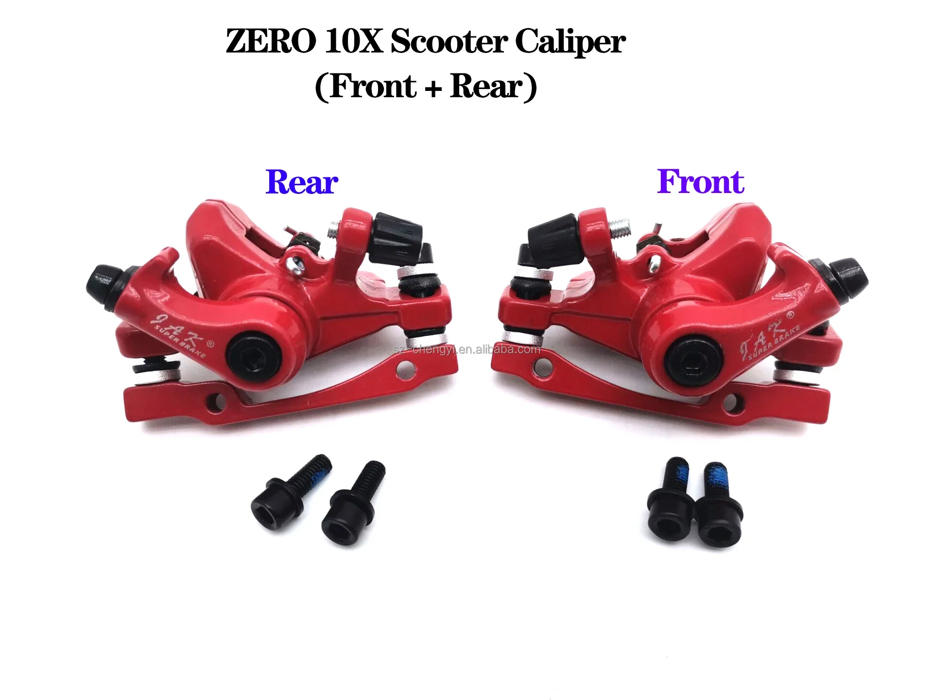 Front and Rear Disc Brake Caliper for Zero 10X 11X KUGOO G1 Electric Scooter Spare Parts Accessories