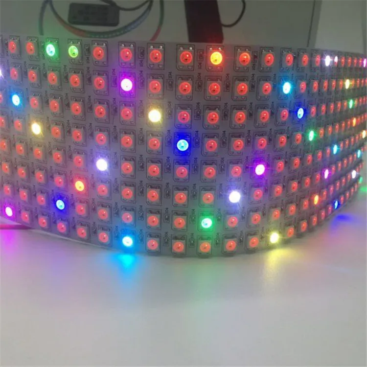 flexible 8x32 addressable p10 rgb panel WS2811 ws2812 ws2812b pixel led matrix