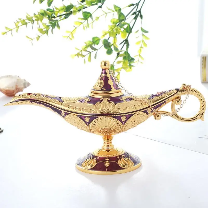  Лампа Aladdin из оловянного сплава Металлическая лампа aladdin god для украшения