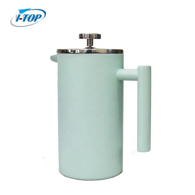 High Quality stainless steel double wall french press coffee maker 350/800/1000/1500ml
