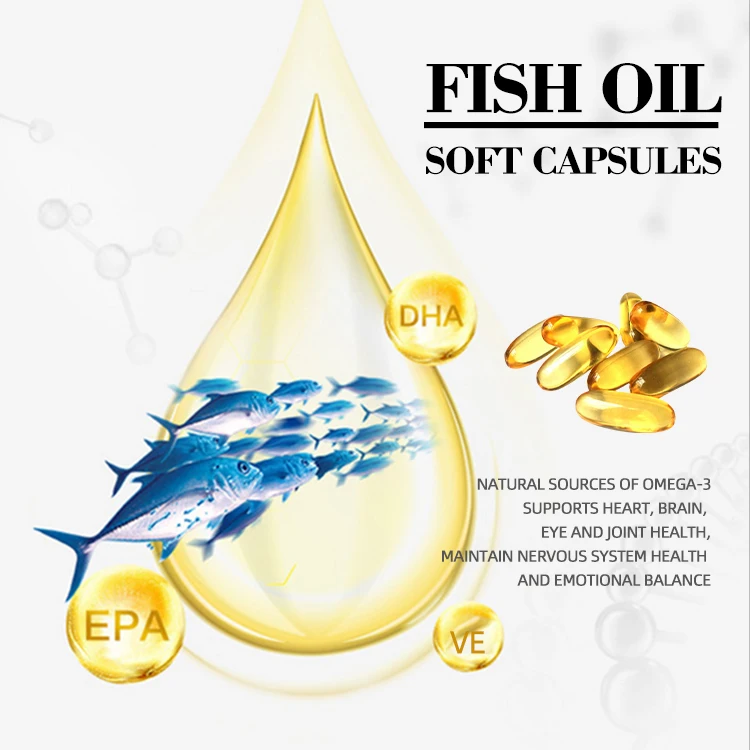 Omega3  Capsules Natural Softgel Fatty Acid Manufacturer Deep Sea Fish Oil Supplements 3 Epa Dha Algae Oil Vegan Softgel C