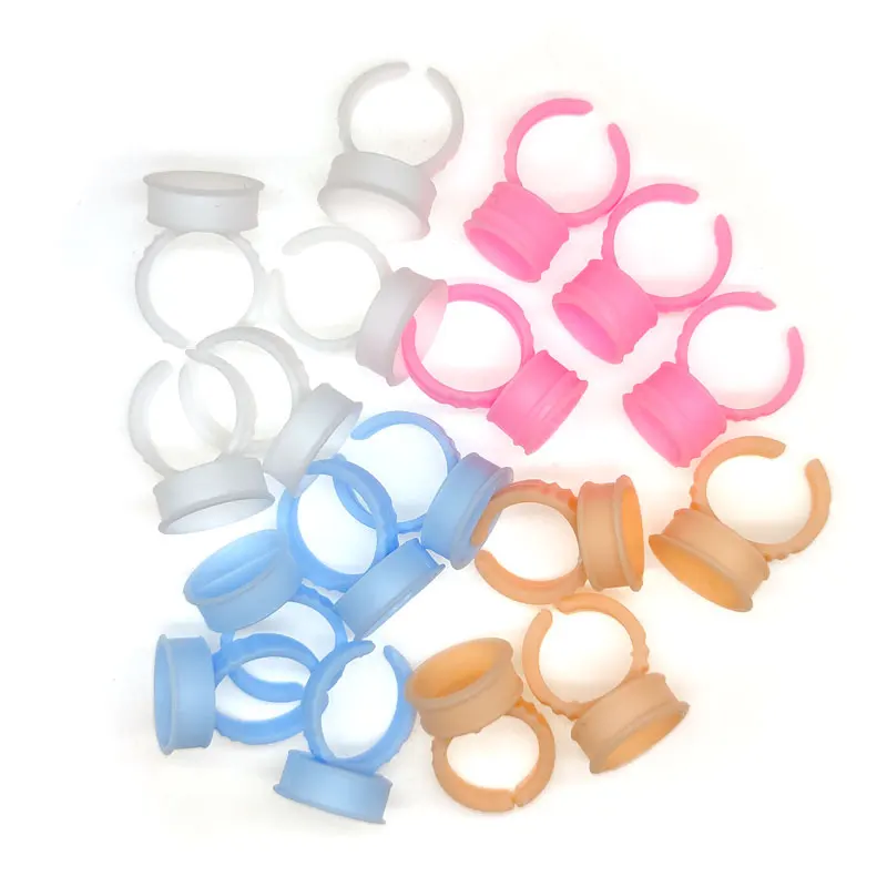 Microblading Lash Pack Tool Blooming Easy Fan Flower Shape Glue Disposable Ring Eyelash Extension Ink Ringcup Holder Cup Tattoo
