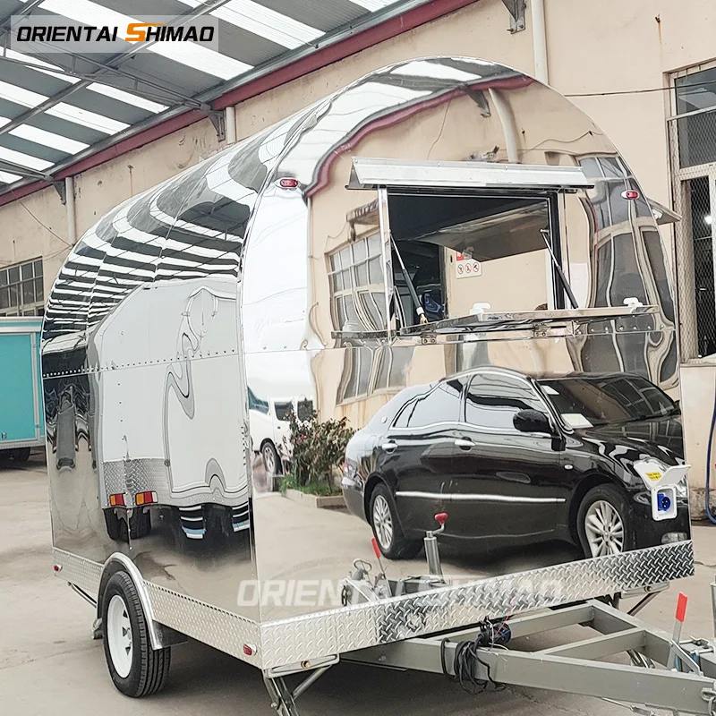 Customized Cheap Small Moving Hand Push Food Cart