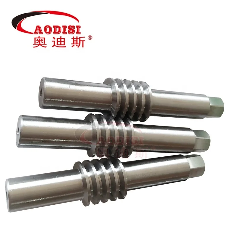 customized worm gear sets and gear shaft
