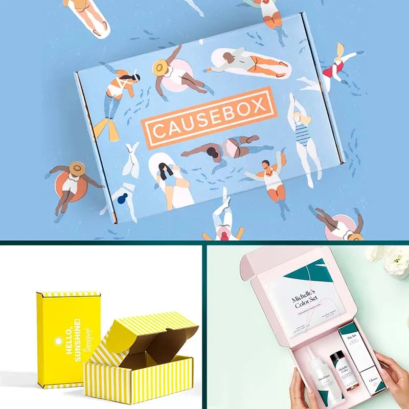 GONHUA paper mailing box corrugated packaging mailer shipping paper box shipping boxes for small business