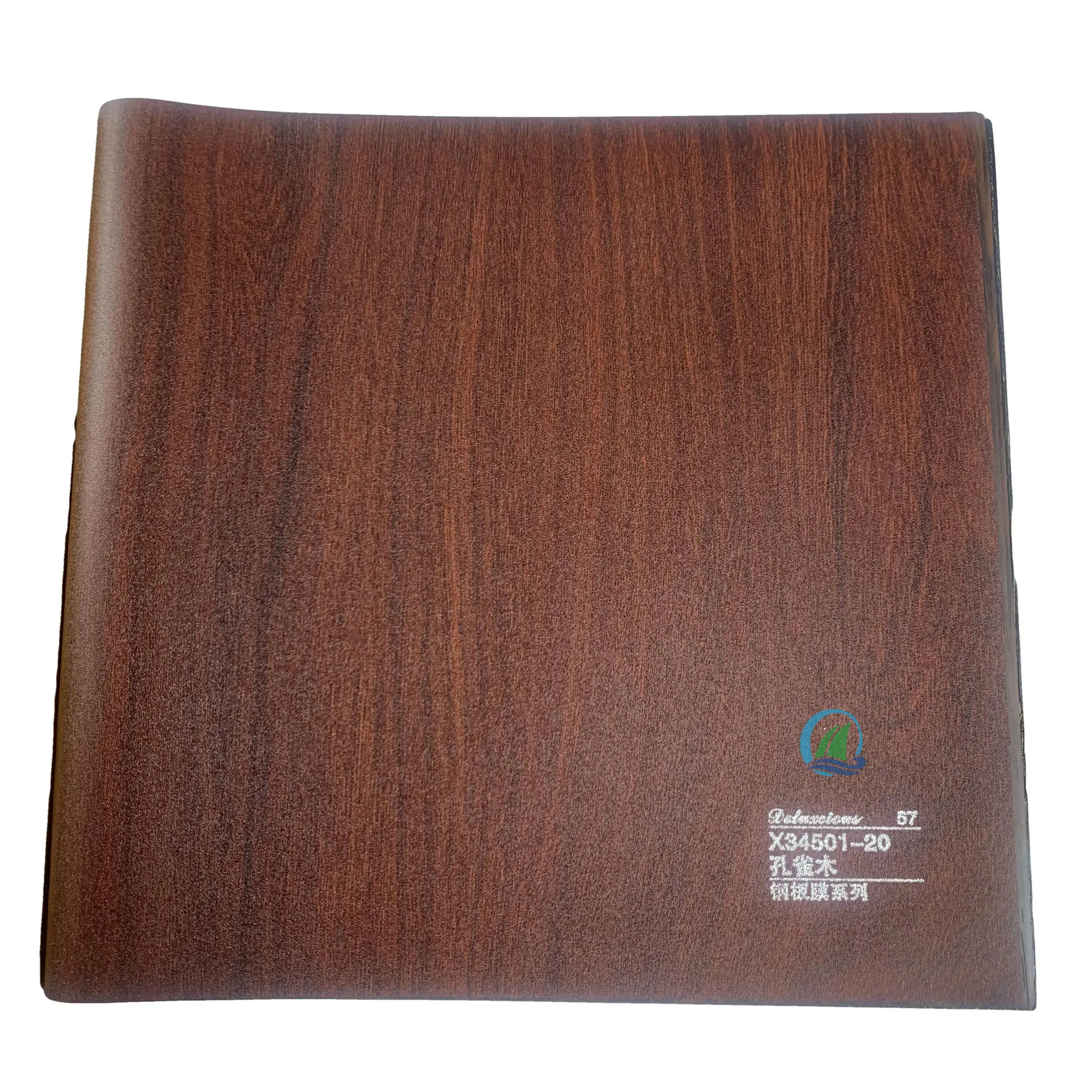 qifan black Juglans regia wood board using for  for decorate/door/cabinet pvc/pet coating plates panel galvanized steel coils
