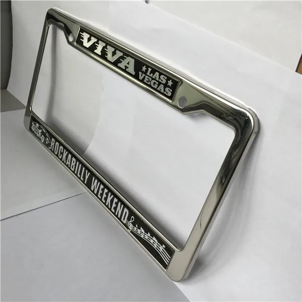 3d stainless steel number plate  licence plate embossing