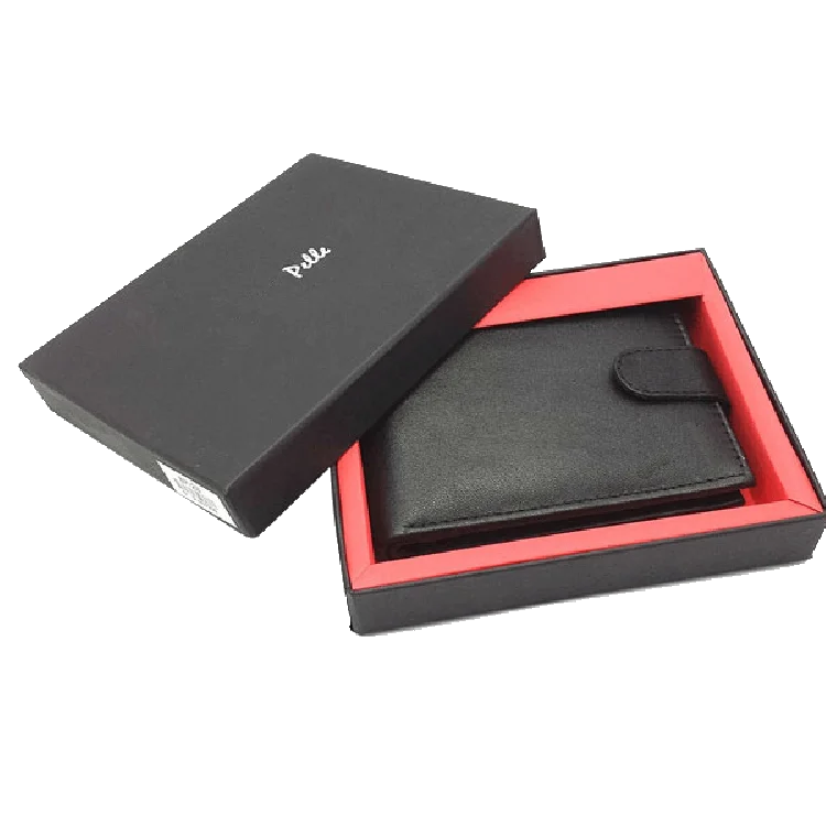 Manufacturing Wholesale Luxury Custom Logo Printed Magnetic Closure Rigid Cardboard Gift Packaging Wallet Box