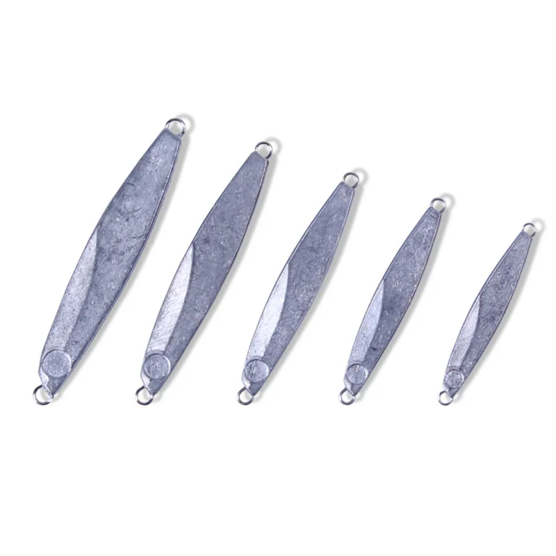 NEW unpainted metal jig lure7g-40g fishing long jig slow pitch jig fast sinking