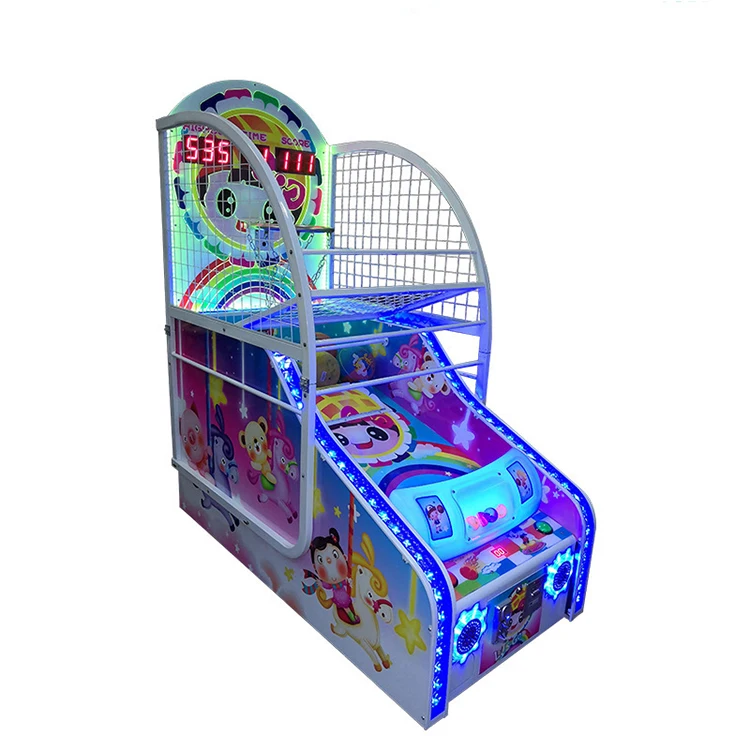 Extreme hoops basketball shooting  token arcade games basketball training machine for kids