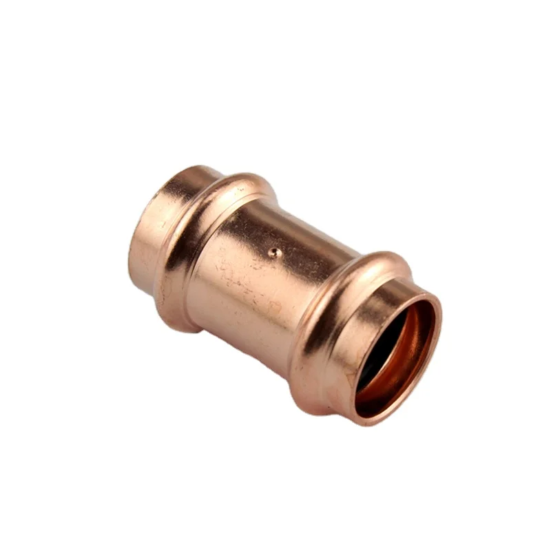1/2inch copper press fitting V-profile plumbing coupling ASTM standard plumbing fittings