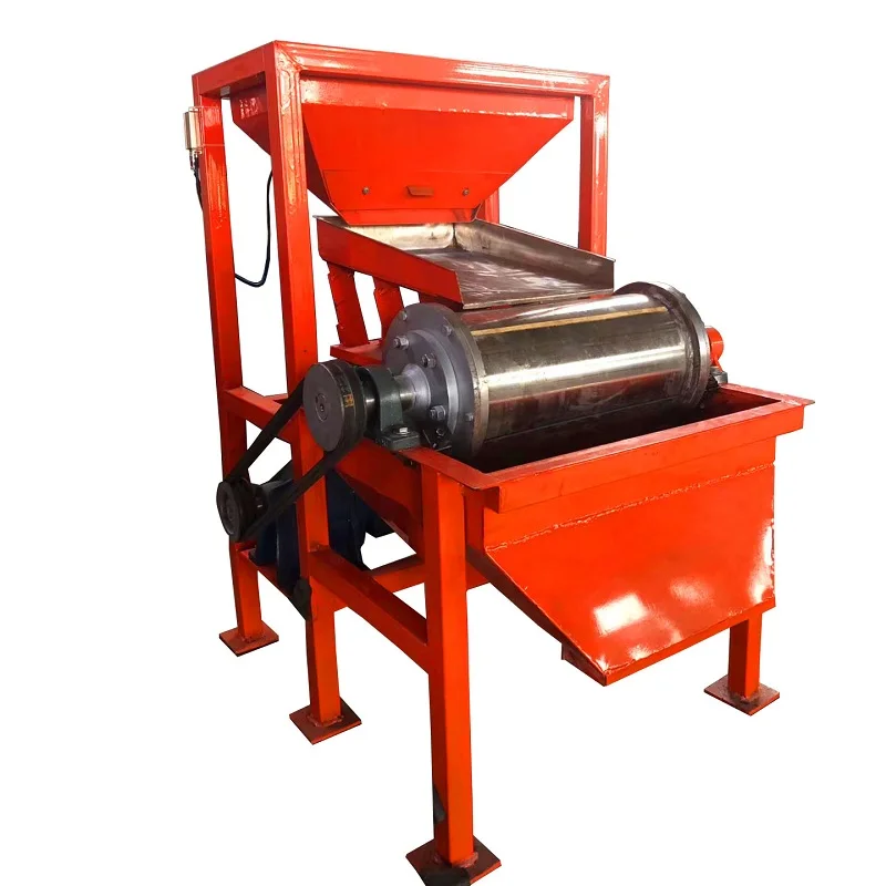 Высокоинтенсивный Магнитный роликовый металлический минеральный сепаратор для разделения железа