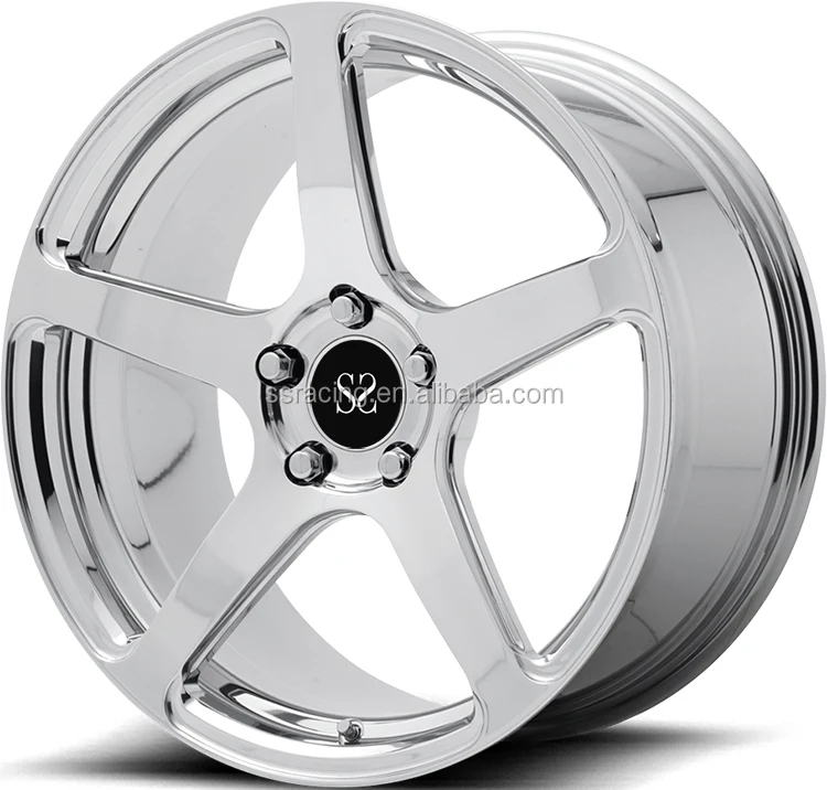 Chrome 19x8.5 19x10.5 Forged Wheel Rim Custom Bolt Sizes For BMW 3 Serials