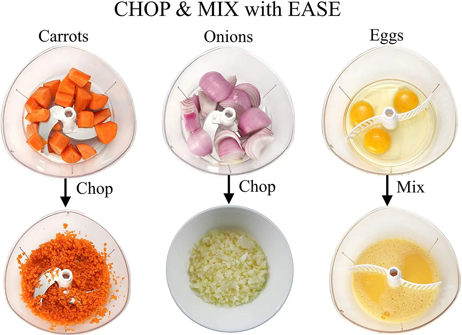 2 in 1 Hand  vegetable Press  Chopper Quick Manual Hand Held Chopper to Chop Vegetables manual hand press machine