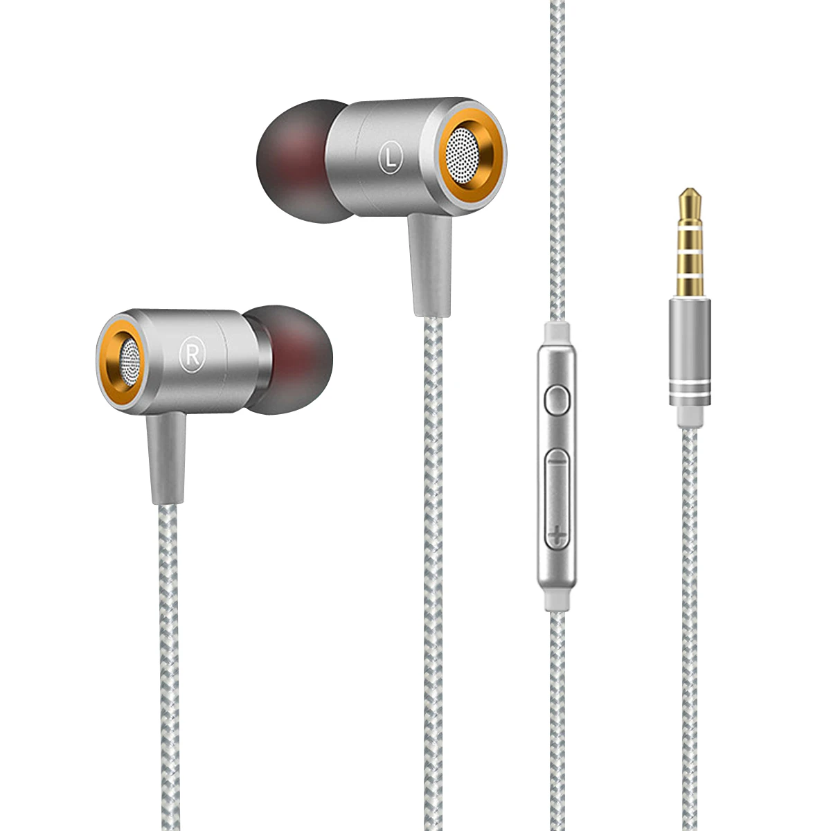 Металлические In-Ear черный 2020 Ipx5 логотип лодка стерео наушники в ухо проводные наушники